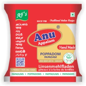 Poppadom Manufacturers & Exporters in India Tamilnadu Madurai